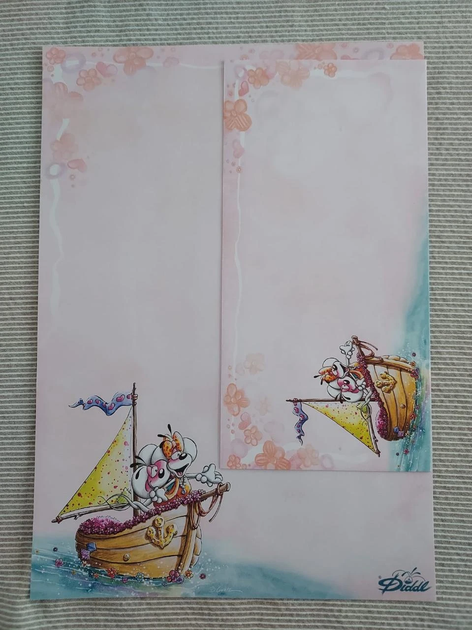 ** Diddl briefpapier + envelop nr 123 **